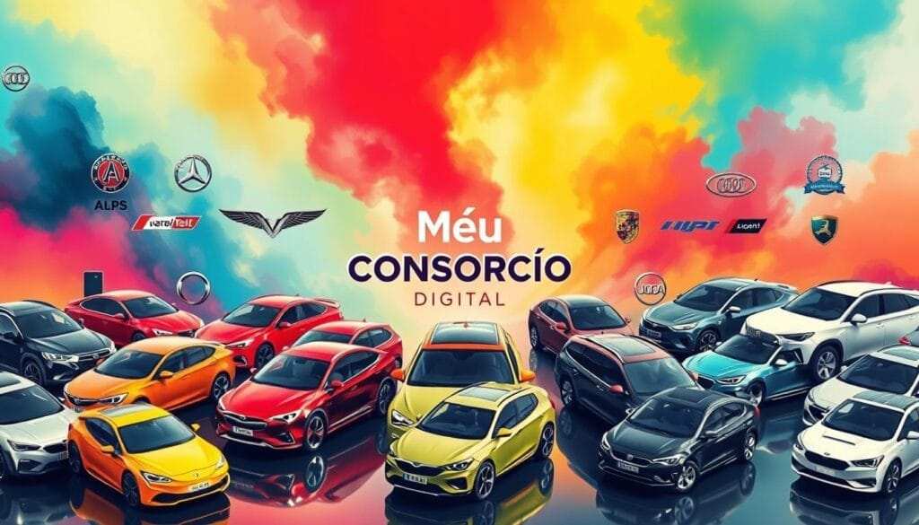 Variedade de modelos e marcas no consórcio