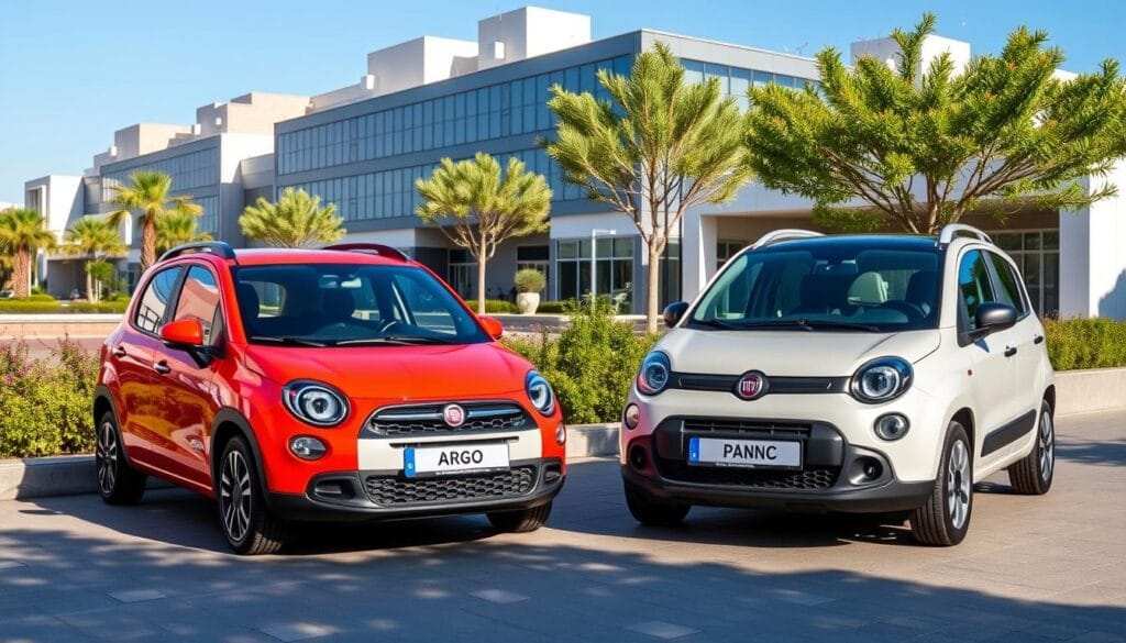 Fiat Argo 2025 e Fiat Grande Panda
