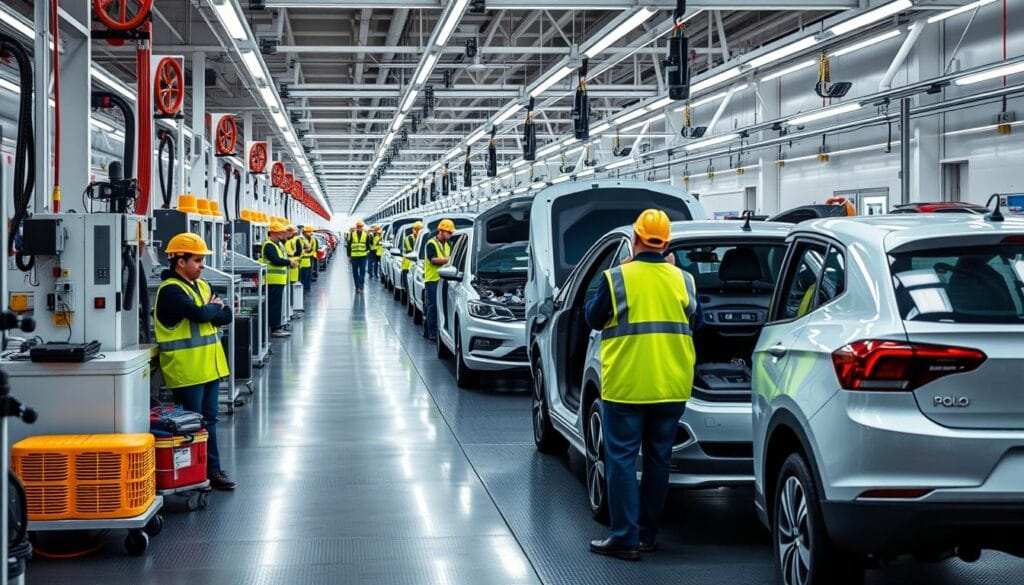 Produção Volkswagen em Taubaté Produção Volkswagen em Taubaté