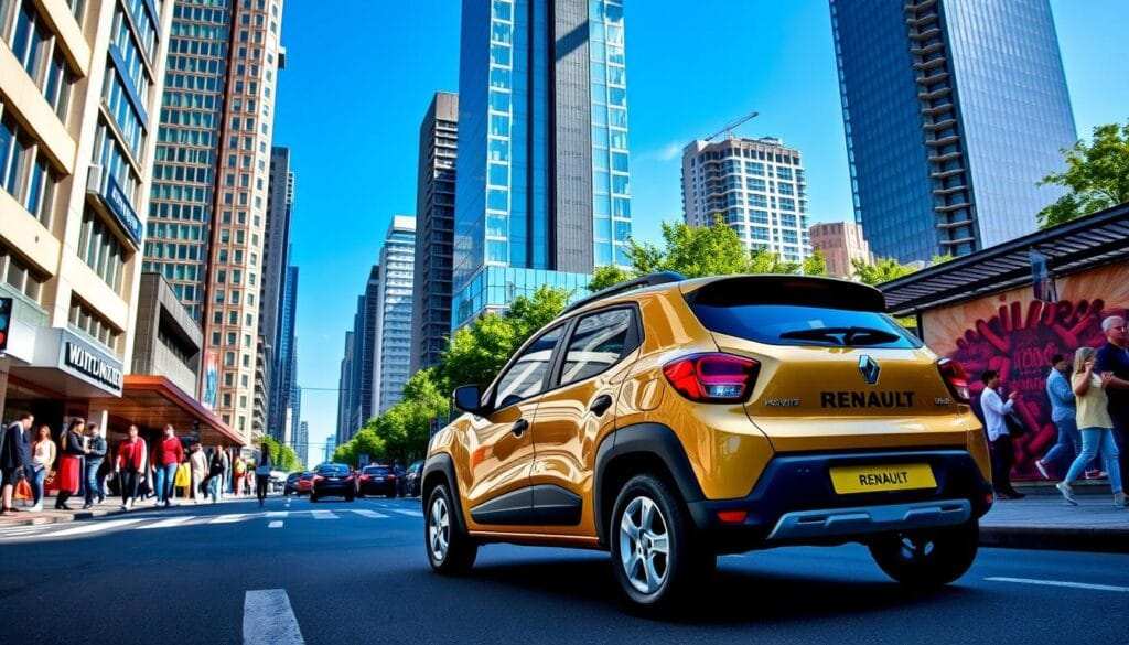 Renault Kwid 2025 em ambiente urbano