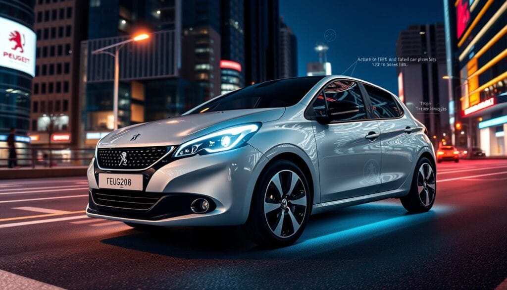 tecnologias segurança Peugeot 208